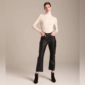 Dèluc Harper Vegan Leather Cropped Pants